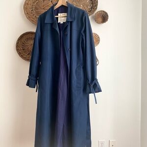 Vintage London Fog Navy Trench Coat